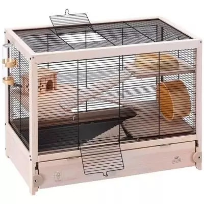 Cage pour hamster FERPLAST HAMSTERVILLE en bois - Accessoire de cage Cage pour hamster FERPLAST HAMSTERVILLE en bois - Accessoire de cage