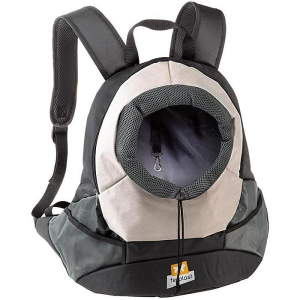 Sac a dos pour chien - FERPLAST - KANGOO - 8 kg - Gris - Confortable et ajustable