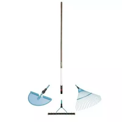 Manche bois FSC 100% 130cm GARDENA - Support outils antidérapant Manche bois FSC 100% 130cm GARDENA - Support outils antidérapant