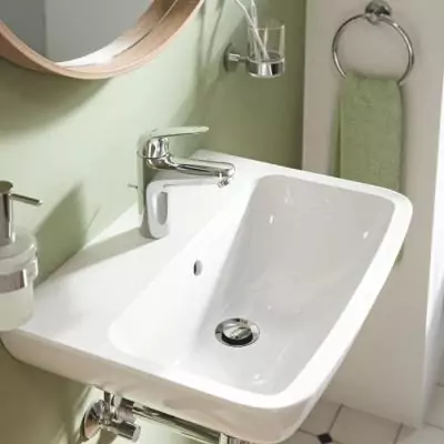Mitigeur lavabo monocommande GROHE Swift - Chromé - Taille M - Économie d'eau