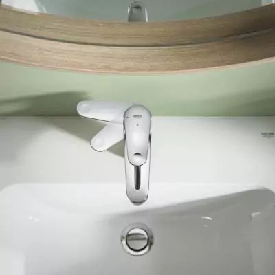 Mitigeur lavabo monocommande GROHE Swift - Chromé - Taille M - Économie d'eau