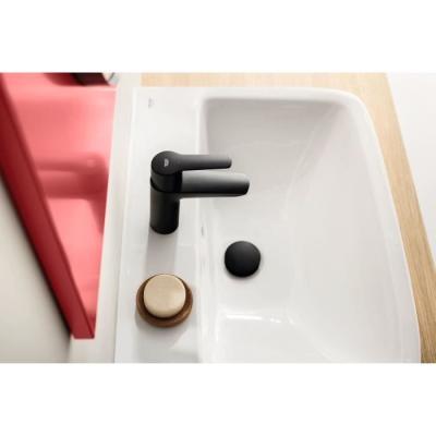 Mitigeur lavabo monocommande GROHE Start - Noir mat - Taille S - Économie d'eau
