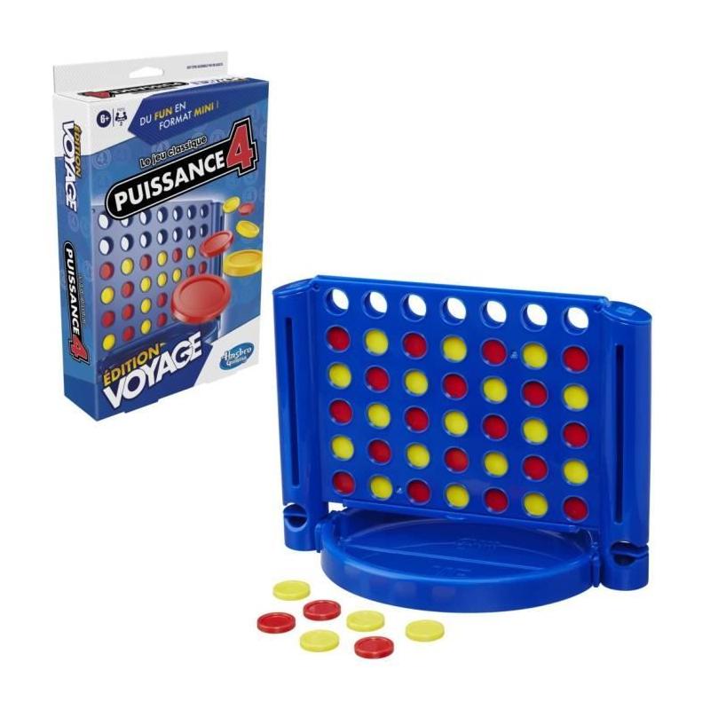 Puissance 4 Voyage : jeu de société compact pour 2 joueurs