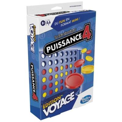 Puissance 4 Voyage : jeu de société compact pour 2 joueurs