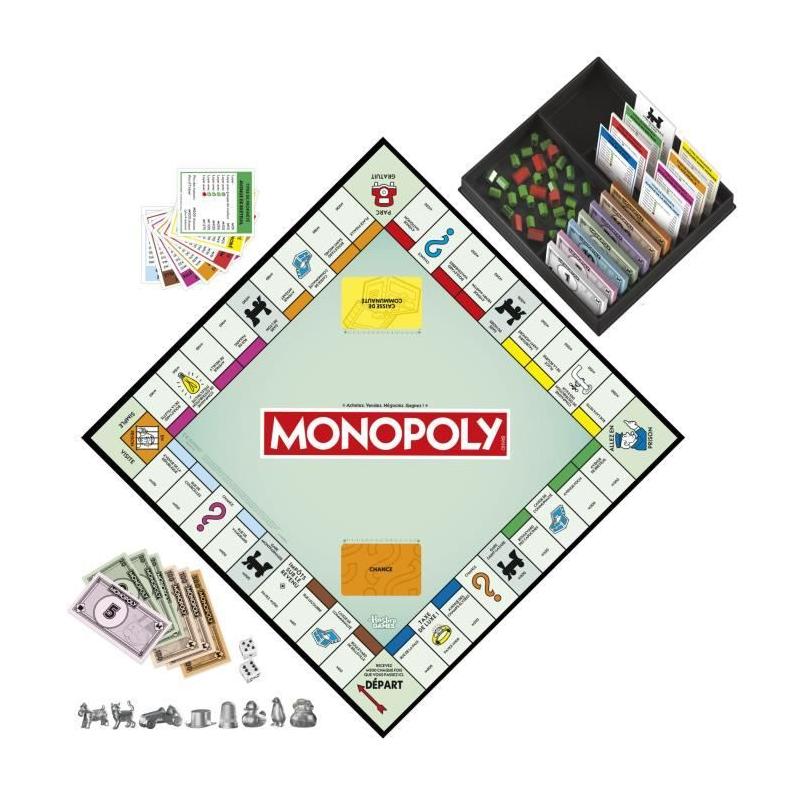 Monopoly Classique: Jeu de société incontournable en version FR