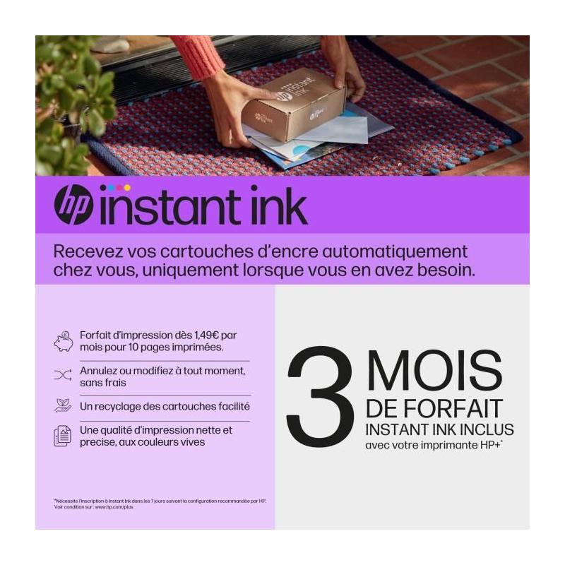 Imprimante HP Deskjet 4222e Tout-en-un - Couleur, Copie, Scan - HP+