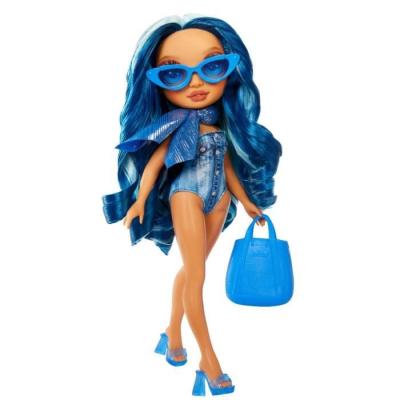 Poupée articulée Rainbow High Swim & Style Skyler (Bleue) - A partir de 4 ans