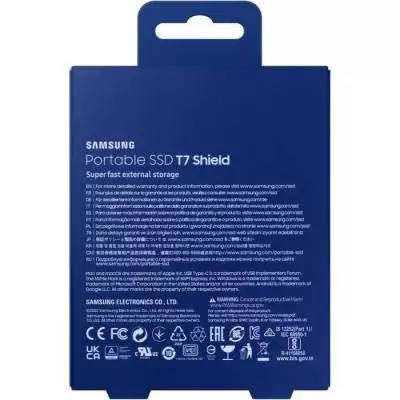SSD Externe SAMSUNG T7 Shield Bleu 2 To - Ultra performant!