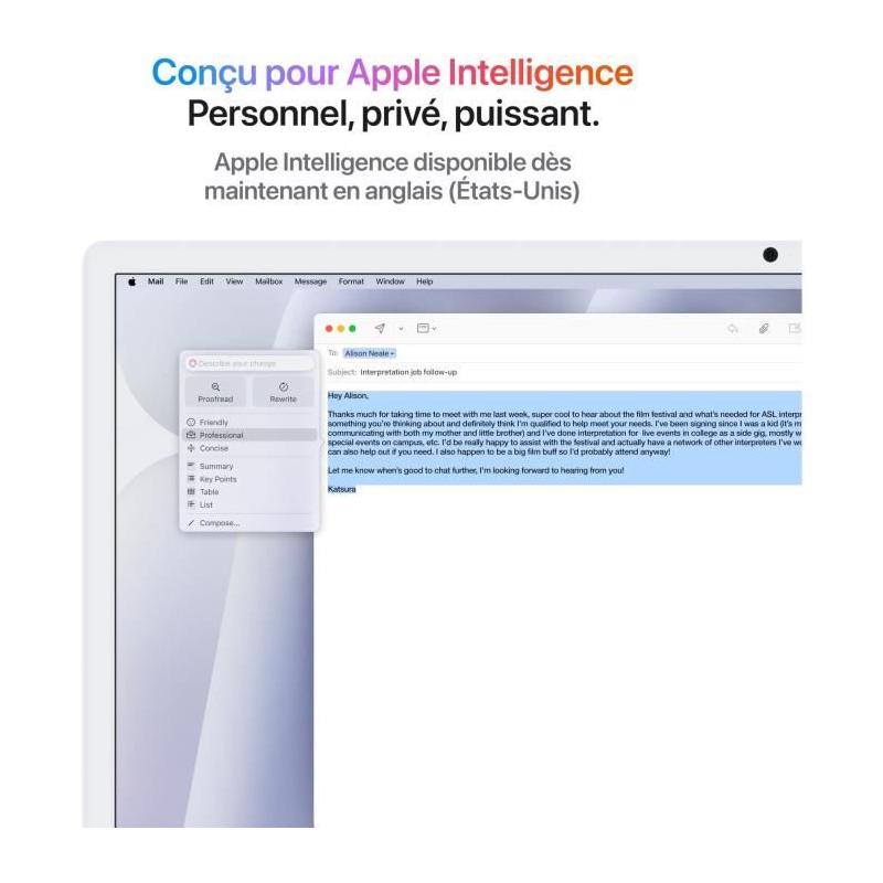 iMac 24 Argent 2024: Écran Retina 4,5K, 256Go SSD, 16Go RAM