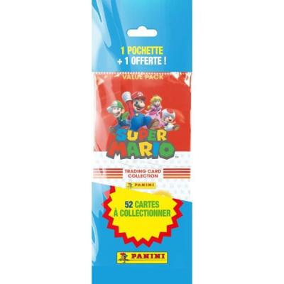 Fat pack PANINI SUPER MARIO - 2 pochettes - 52 cartes