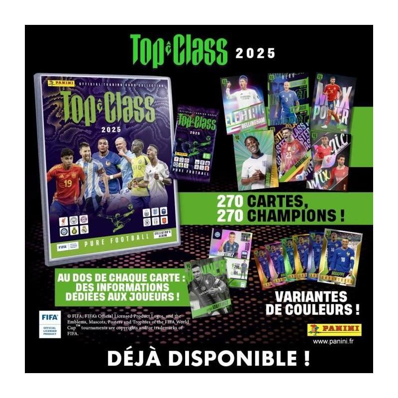 Pack de démarrage - PANINI - FIFA TOP CLASS 2025 TC - Classeur - Magazine