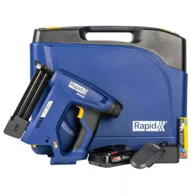 Agrafeuse à batterie 18V RAPID BTX553 - Coffret complet Agrafeuse à batterie 18V RAPID BTX553 - Coffret complet