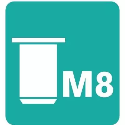 Ecrous à sertir pour vis Ø8mm - RAPID - M8 - Boite de 20 + foret