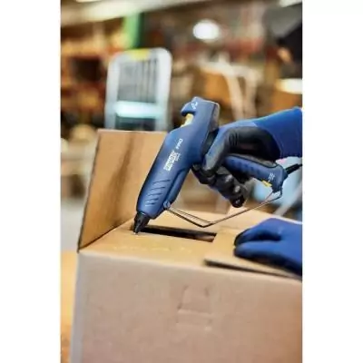 Pistolet à colle RAPID EG313 - 900g/h PRO Coffret + colles