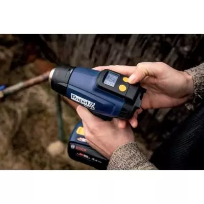 Pistolet air chaud sans fil 18V - RAPID - RX1000 - Coffret complet Pistolet air chaud sans fil 18V - RAPID - RX1000 - Coffret complet