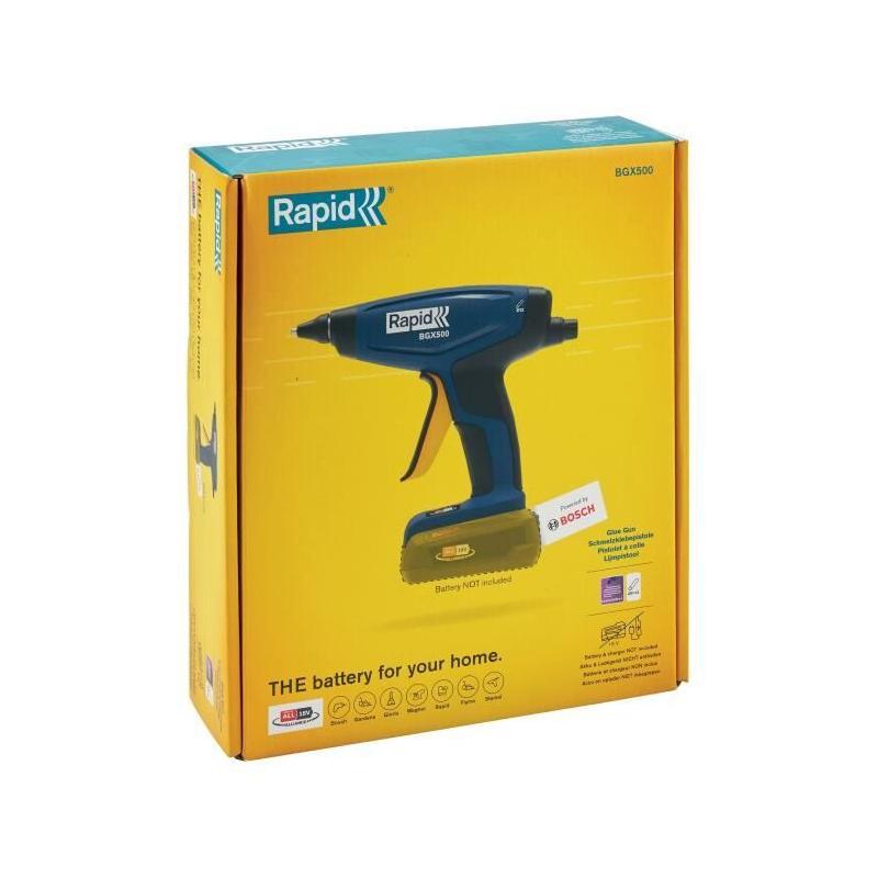 Pistolet à colle sans fil 18V - RAPID BGX500 - Pratique et performant