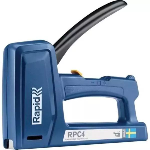 Agrafeuse manuelle - RAPID - RPC4 - Pour isolation - Pour bricolage - Pour agrafes et clous - 4 en 1 - 4 projectiles - (5001631)