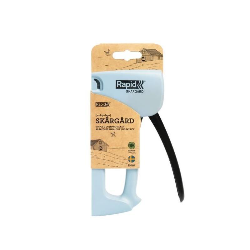 Agrafeuse R53 SoS Skargard - RAPID - Bleu Archipel - Facile à utiliser!