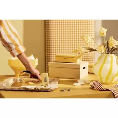 Agrafeuse R53 SoS Blomster - Jaune Fleur - Compacte et Colorée