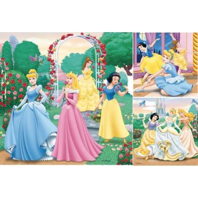 Lot de 3 puzzles Disney Princesses Ravensburger - 49 pièces - À partir de 5 ans