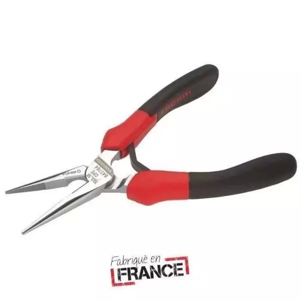 Pince a Becs demi-ronds droits FACOM - 193A.16CPEPB - Bec fin et finement strié pour renforcer la prise