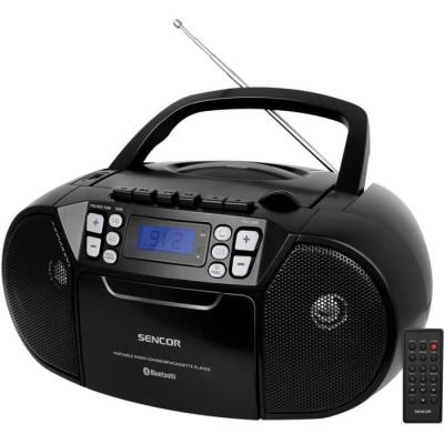 Lecteur CD / Cassettes SENCOR SPT 3907 B - Bluetooth - Noir