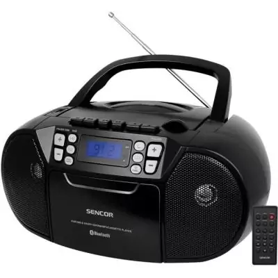 Lecteur CD / Cassettes SENCOR SPT 3907 B - Bluetooth - Noir