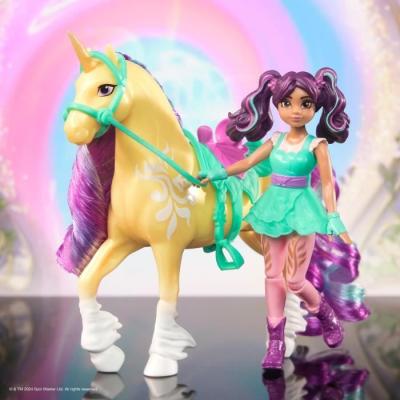 Coffret Licorne et Poupée Leaf & Ava Unicorn Academy - Jouet de Collection