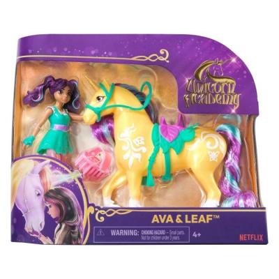 Coffret Licorne et Poupée Leaf & Ava Unicorn Academy - Jouet de Collection