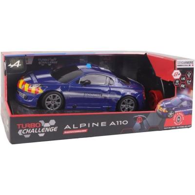 Voiture télécommandée - TURBO CHALLENGE - Alpine A110 Gendarmerie 8 ans