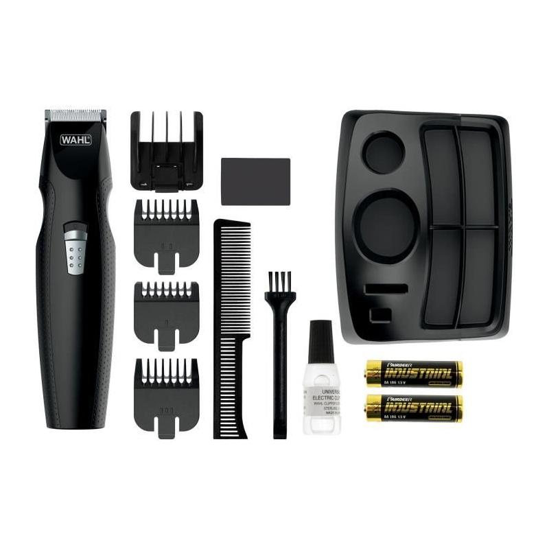 Tondeuse à barbe WAHL Mustache & Beard - 3V - Noir