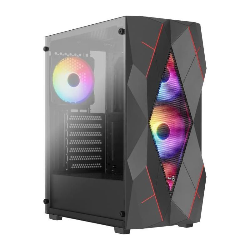 Boîtier PC AEROCOOL Volcan G v1 (Noir) - Format ATX - Moyen tour