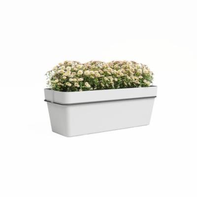 Jardinière ARTEVASI Capri Blanc 50cm avec réserve d'eau