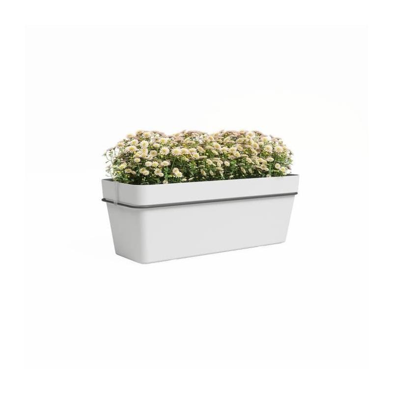 Jardinière ARTEVASI Capri Blanc 50cm avec réserve d'eau