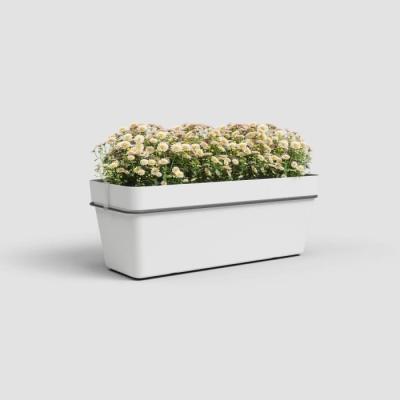 Jardinière ARTEVASI Capri Blanc 50cm avec réserve d'eau