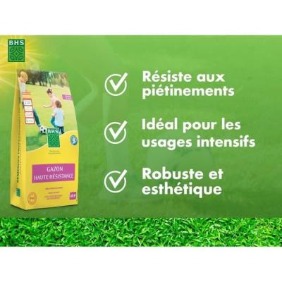 Gazon BHS Haute Résistance 10KG - Usage Intensif