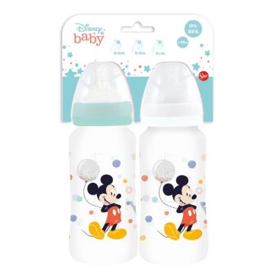 Lot de 2 biberons THERMOBABY MICKEY COOL - Anti coliques - Débit ajustable