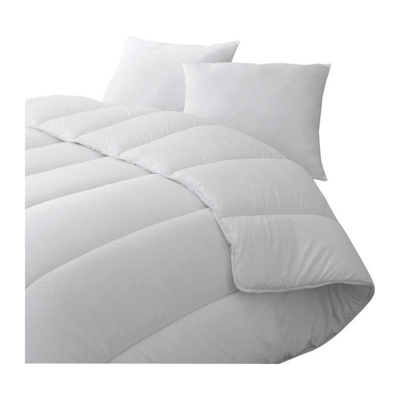 Couette chaude Percale Made in France - Anti-acariens - 350g/m²