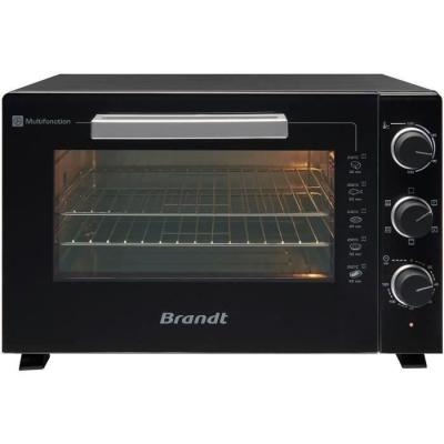 Four Multifonction BRANDT 46L 1800W Noir - Tournebroche FC469MUB