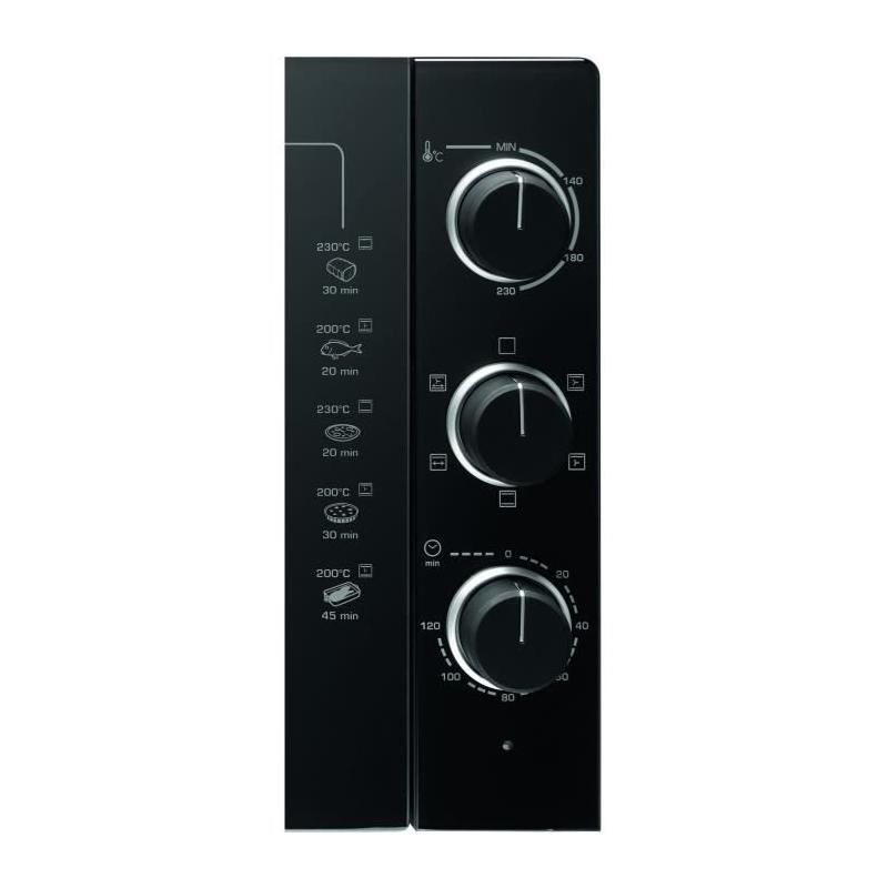 Four Multifonction BRANDT 46L 1800W Noir - Tournebroche FC469MUB