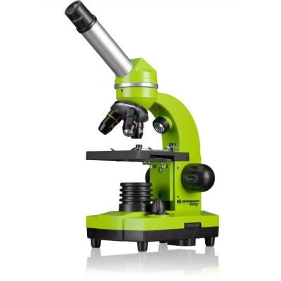 Microscope étudiant BIOLUX SEL - BRESSER JUNIOR - kit d'expérimentation - vert