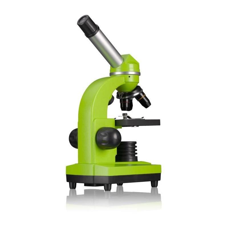 Microscope étudiant BIOLUX SEL - BRESSER JUNIOR - kit d'expérimentation - vert