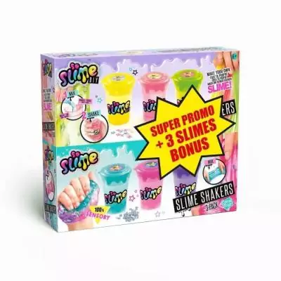 Canal Toys - Slime shakers 3 + 3 bonus à modeler