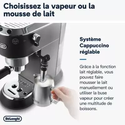 Machine expresso classique - DELONGHI - EC685.BK Dedica Style - Noir