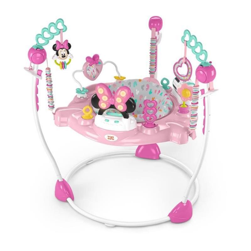Aire d'éveil bébé Disney Minnie - Siège sauteur évolutif pivotant