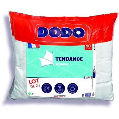 Lot de 2 oreillers Tendance 50x70 cm - 100% Polyester