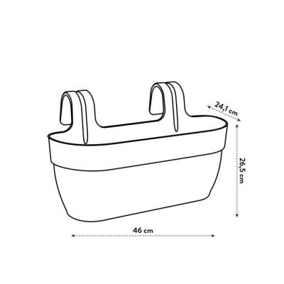 Jardinière suspendue Planteur ELHO - Vibia Campana Easy Hanger Large - Anthracite