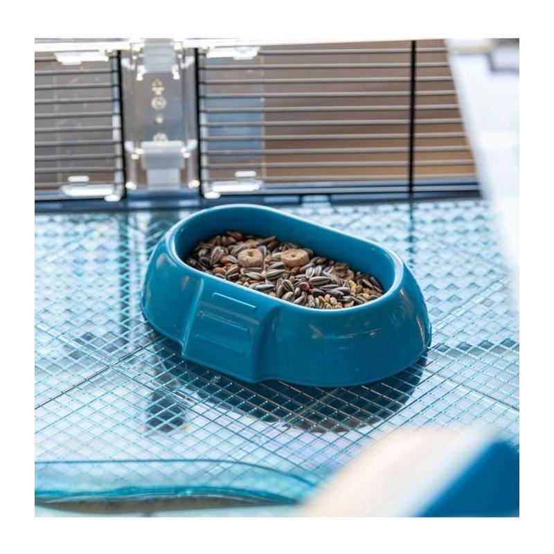 Cage FERPLAST DUNA FUN LARGE - Bleu - 3 étages - Spacieuse et ludique