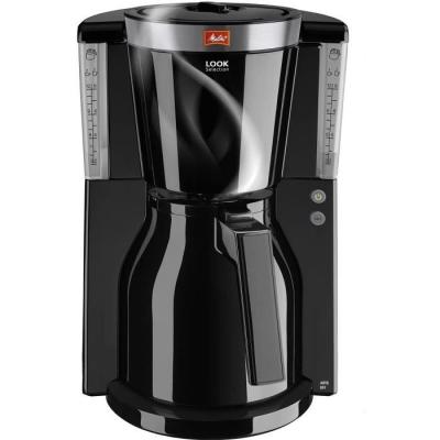 Cafetière filtre MELITTA Look IV Therm Selection 1011-12 Noir/Acier Brossé - 8 tasses