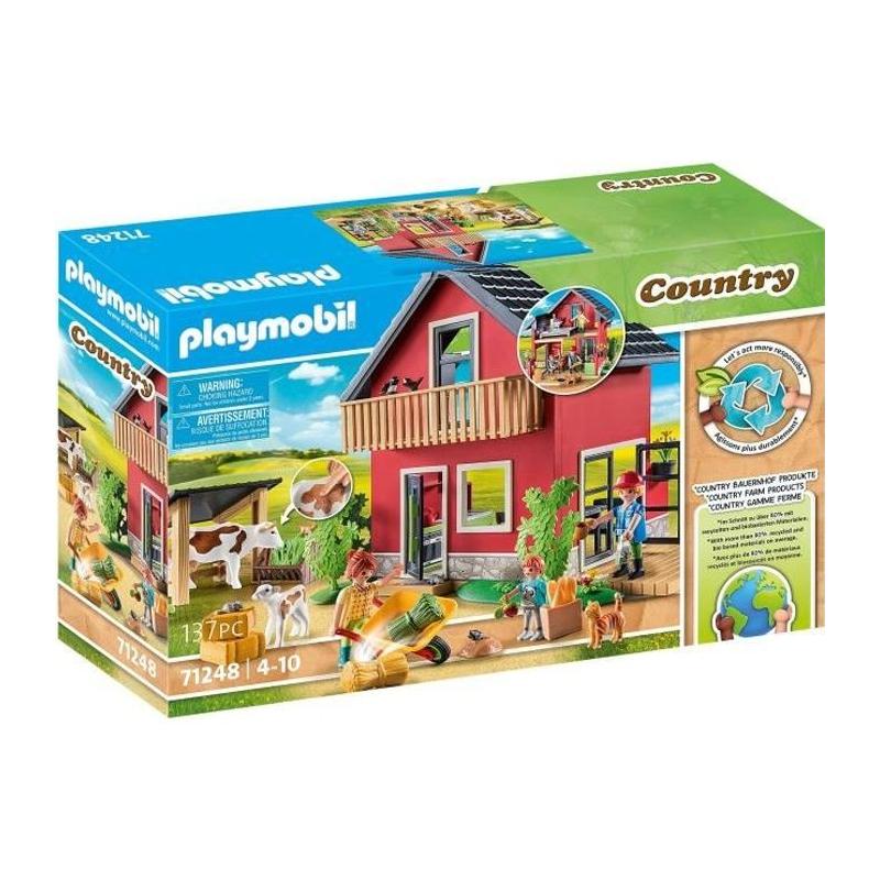 Découvrez la Petite ferme PLAYMOBIL 71248 - Univers Miniature, 137 pièces